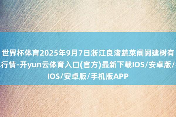 世界杯体育2025年9月7日浙江良渚蔬菜阛阓建树有限公司价钱行情-开yun云体育入口(官方)最新下载IOS/安卓版/手机版APP